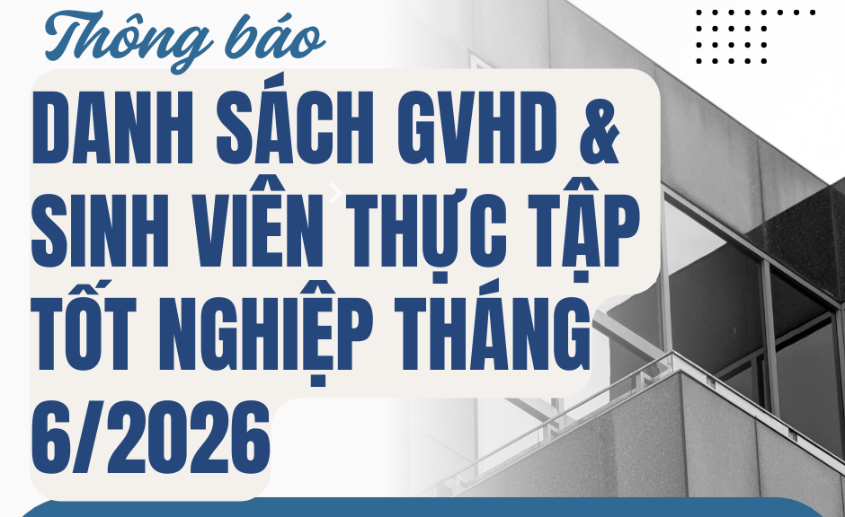 Danh sách Sinh viên thực tập Tốt nghiệp T6/2026