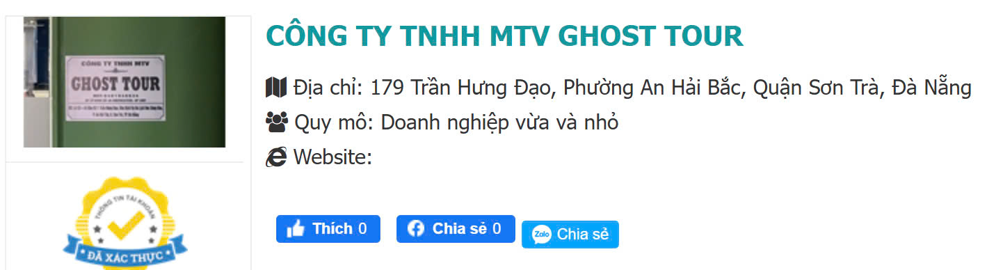 GHOST TOUR COMPANY TUYỂN DỤNG