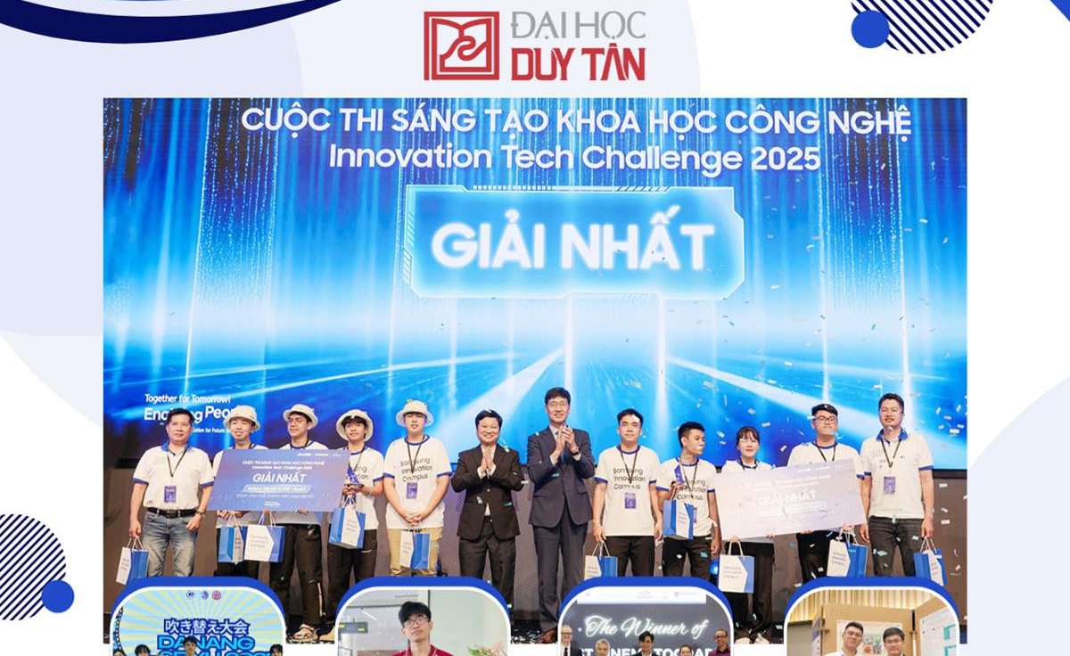 2025: NĂM HỌC VỚI NHIỀU GIẢI NHẤT CỦA SV ĐH DUY TÂN