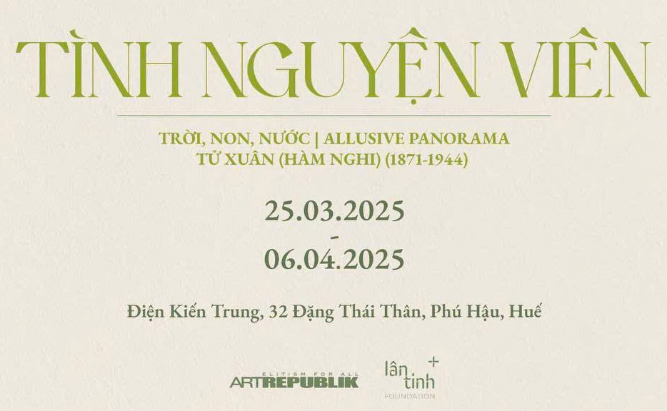 THÔNG BÁO TUYỂN TÌNH NGUYỆN VIÊN CHƯƠNG TRÌNH TRIỄN LÃM HỘI HỌA CỦA VUA HÀM NGHI
