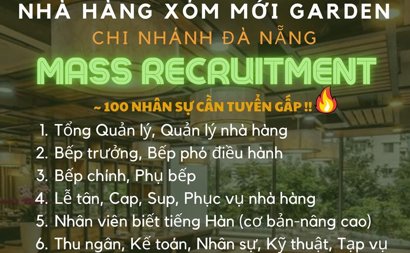NHÀ HÀNG XÓM MỚI GARDEN - CHI NHÁNH ĐÀ NẴNG