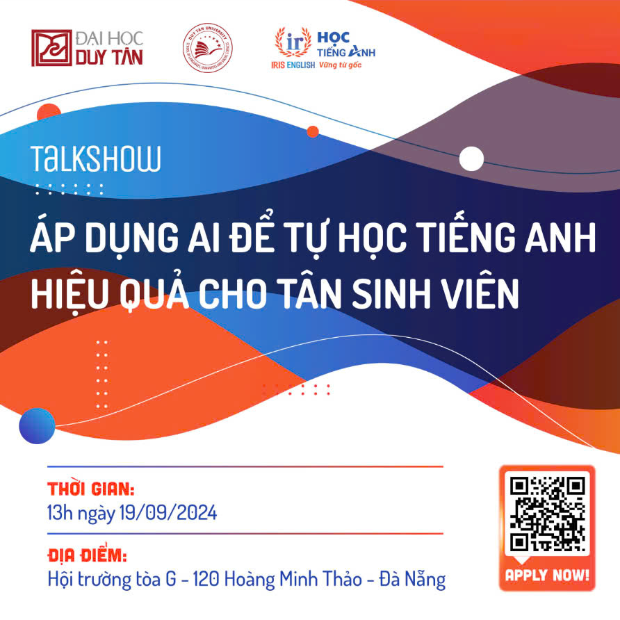  Talkshow "Áp dụng AI để tự học tiếng Anh hiệu quả cho Tân Sinh viên"