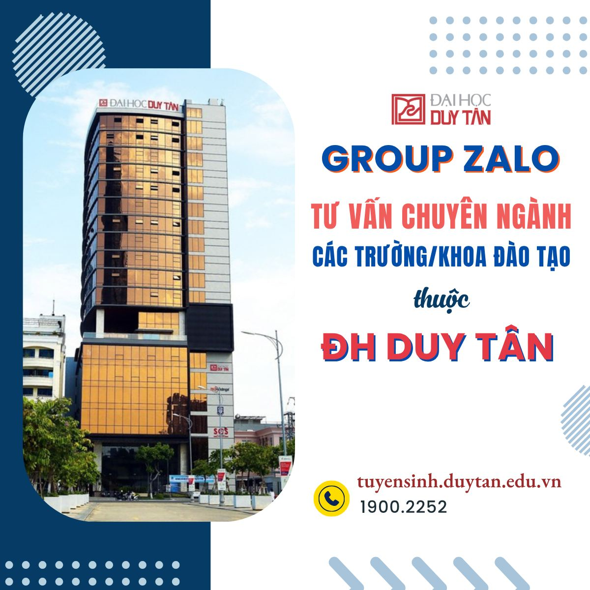 📣📣 GROUP TƯ VẤN HƯỚNG NGHIỆP CÁC CHƯƠNG TRÌNH ĐÀO TẠO CỦA ĐẠI HỌC DUY TÂN