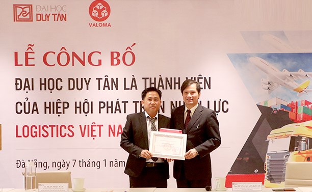 Đại học Duy Tân trở thành thành viên của Hiệp hội Phát triển nhân lực logistics Việt Nam