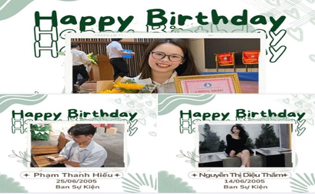 🎊CHÚC MỪNG SINH NHẬT THÁNG 6🎊