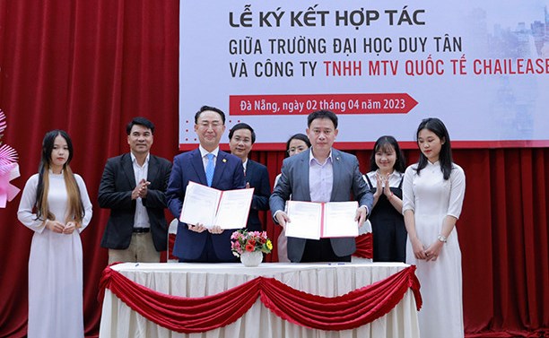 Ký kết Hợp tác giữa Đại học Duy Tân và Công ty TNHH MTV Quốc tế Chailease