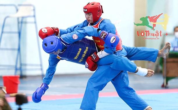 Phạm Huy Hoàng của ĐH Duy Tân “rinh” Huy Chương Đồng Vovinam Toàn quốc 2022