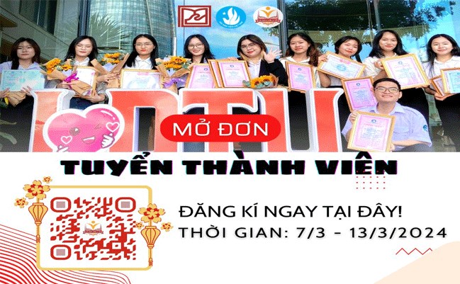 CHÍNH THỨC MỞ ĐƠN TUYỂN THÀNH VIÊN