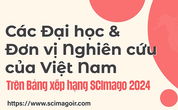 Các đại học của Việt Nam trên bảng xếp hạng SCImago 2024