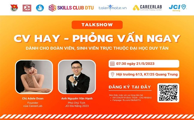 MỞ ĐƠN ĐĂNG KÝ TALKSHOW “CV HAY - PHỎNG VẤN NGAY” 🤩