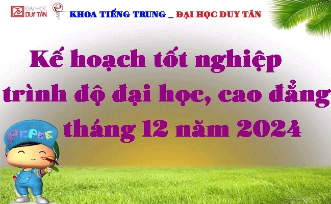 Kế hoạch tốt nghiệp trình độ đại học, cao đẳng tháng 06 năm 2024