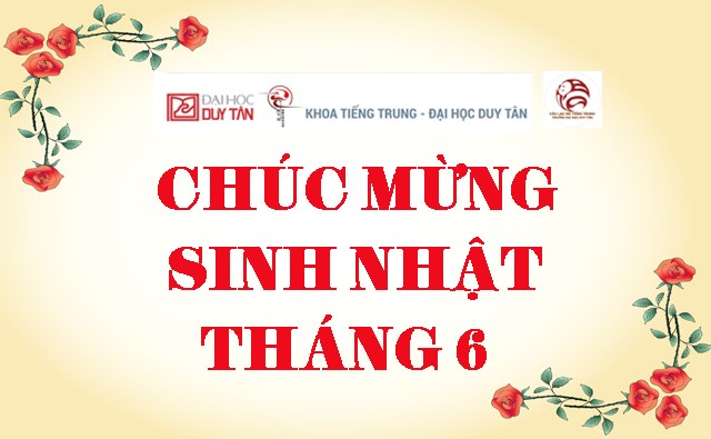 🎊CHÚC MỪNG SINH NHẬT THÁNG 6🎊