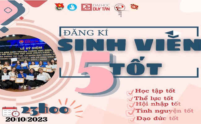 🌈🔥[THÔNG BÁO CHÍNH THỨC MỞ ĐƠN ĐĂNG KÝ XÉT DANH HIỆU “ SINH VIÊN 5 TỐT” NĂM HỌC 2023-2024]🌻