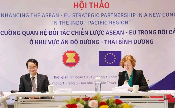 Hội thảo Tăng cường Quan hệ Đối tác Chiến lược ASEAN-EU trong bối cảnh mới ở khu vực Ấn Độ Dương-Thái Bình Dương