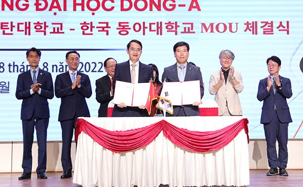 Đại học Duy Tân Ký kết Hợp tác với Đại học Dong-A, Hàn Quốc