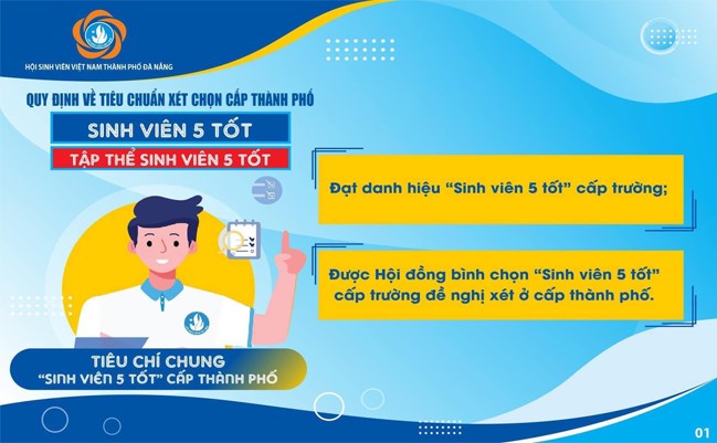 DANH HIỆU "SINH VIÊN 5 TỐT" CẤP THÀNH PHỐ ĐÀ NẴNG