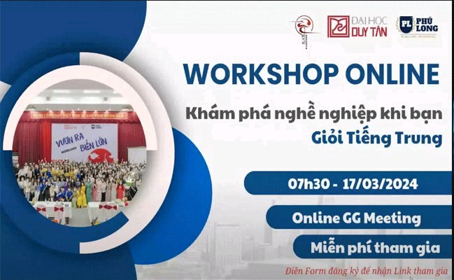 ❤️ WORKSHOP "KHÁM PHÁ NGHỀ NGHIỆP KHI BẠN GIỎI TIẾNG TRUNG"