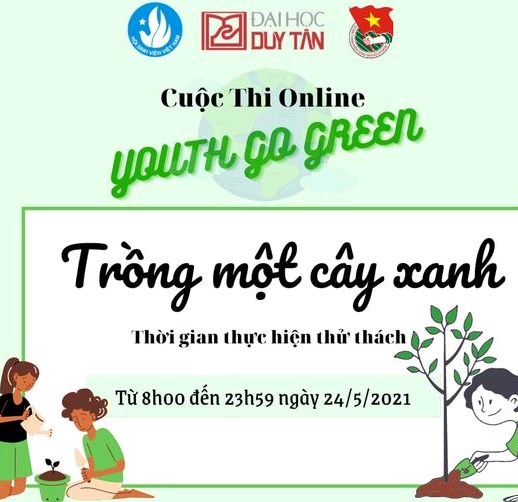 THỬ THÁCH TUỔI TRẺ SỐNG XANH – NGÀY 4 XANH : TRỒNG CÂY XANH