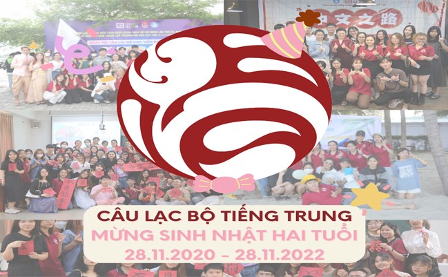 CHÚC MỪNG SINH NHẬT 2 TUỔI CỦA CLB TIẾNG TRUNG 🥳🥳