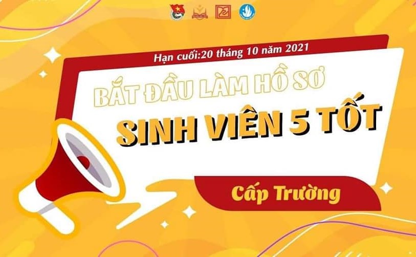 THÔNG BÁO VỀ VIỆC XÉT CHỌN DANH HIỆU SINH VIÊN 5 TỐT NĂM HỌC 2020-2021