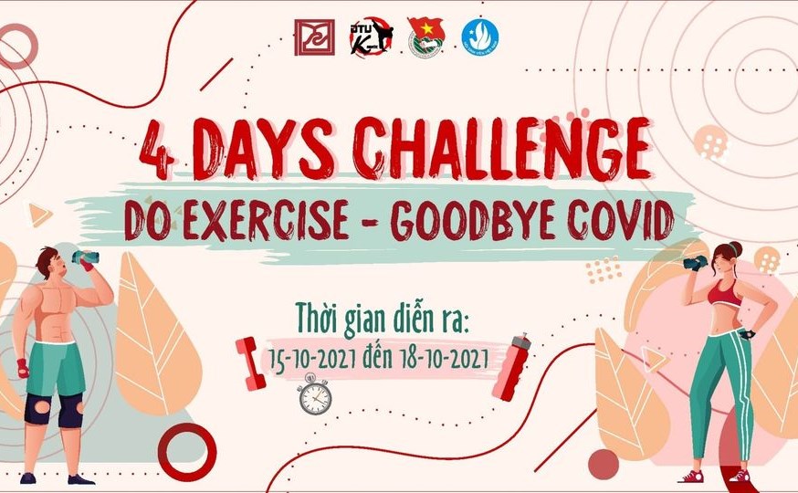 4 days challenge DO EXERCISE – GOODBYE COVID