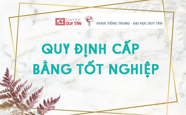 Quy định Cấp bằng tốt nghiệp