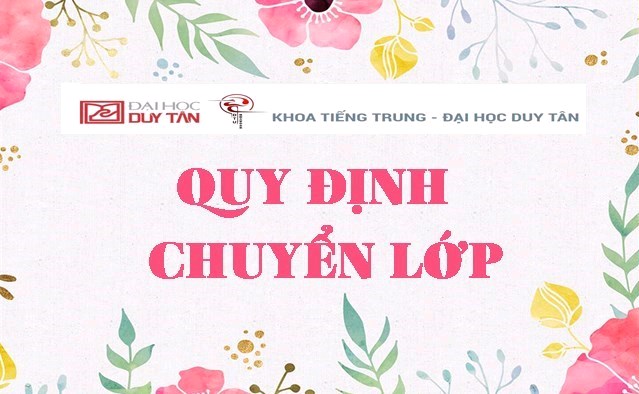 Quy định chuyển lớp