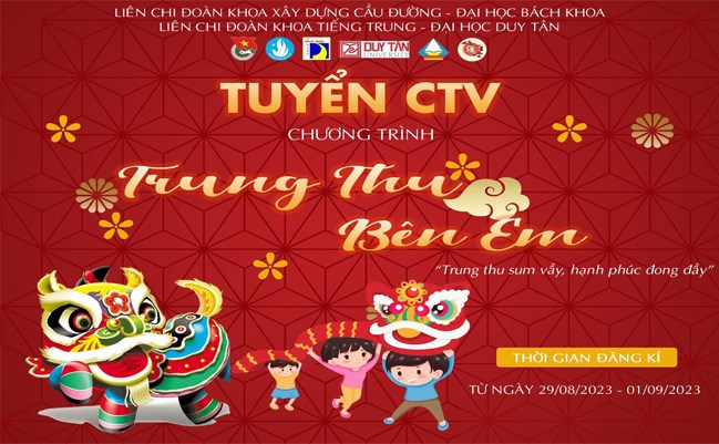 🏮[TUYỂN CTV CHO CHƯƠNG TRÌNH TÌNH NGUYỆN "TRUNG THU BÊN EM" 2023] 🏮