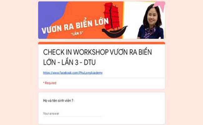 WORKSHOP VƯƠN RA BIỂN LỚN LẦN 3 - CÔNG THỨC THÀNH CÔNG ngày 05/11/2022