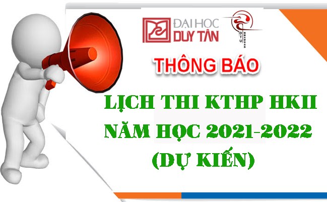 Lịch thi KTHP HK2 2021-2022 Tuần 43--45 (Dự kiến)