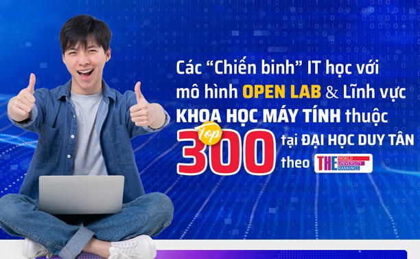 Các 'chiến binh' IT học Lĩnh vực Khoa học Máy tính thuộc Top 300 (theo THE) tại DTU