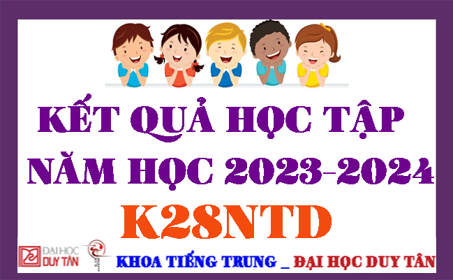 Kết quả học tập năm 2023-2024 K28NTD