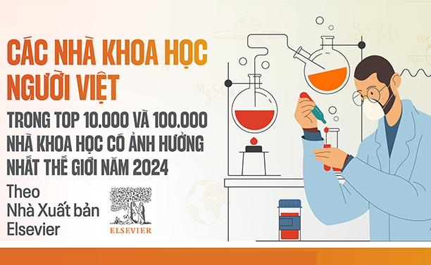 Việt Nam có 9 nhà khoa học được xếp hạng trong nhóm 10.000 thế giới