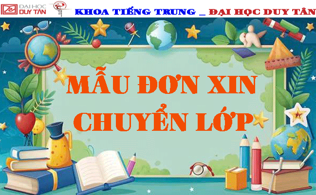 Mẫu đơn xin chuyển lớp/ chuyển ngoại ngữ 2