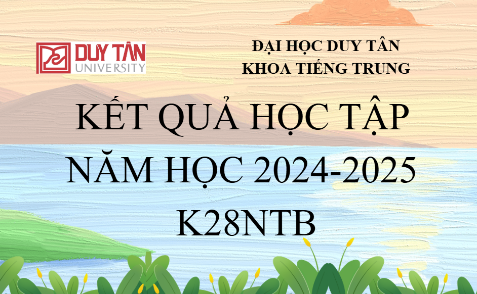 Kết quả học tập năm 2024-2025 K28NTB