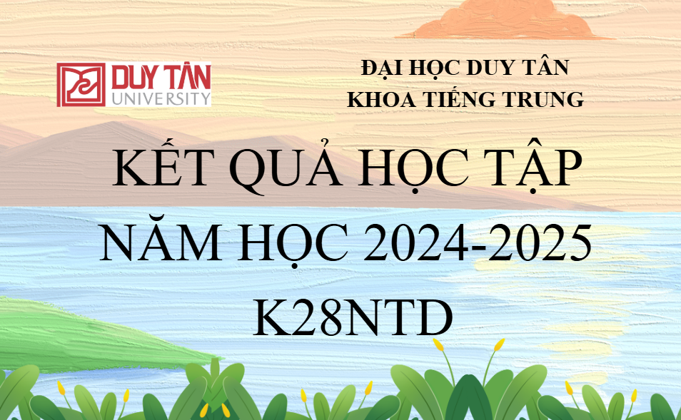 Kết quả học tập năm 2024-2025 K28NTD