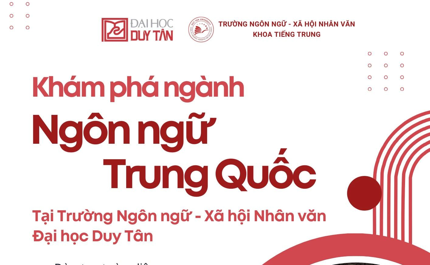 Giới thiệu ngành Ngôn ngữ Trung Quốc tại Đại học Duy Tân