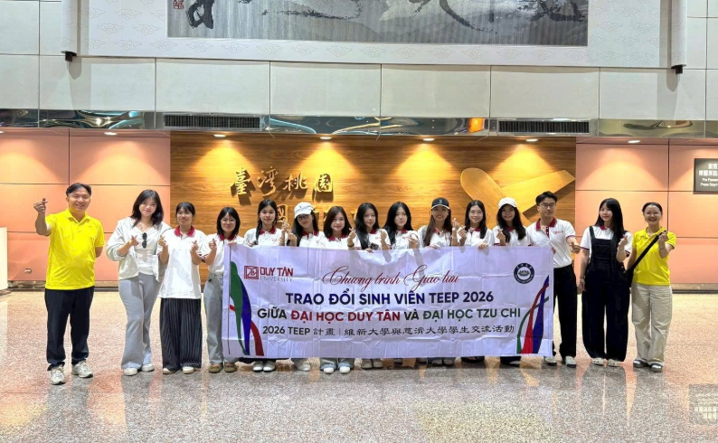 SINH VIÊN KHOA TIẾNG TRUNG THAM GIA CHƯƠNG TRÌNH TEEP 2026 TẠI ĐÀI LOAN