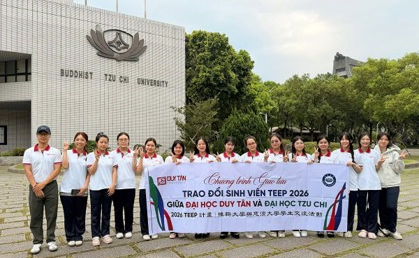 SINH VIÊN KHOA TIẾNG TRUNG THAM GIA CHƯƠNG TRÌNH TRAO ĐỔI TẠI ĐÀI LOAN (MRS DANG THUY LIEN)
