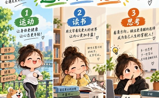 最值得坚持的三件事：运动，读书，思考 (MRS. BUI THI HUYEN)
