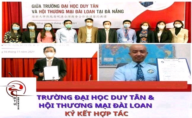 Lễ Ký kết Hợp tác giữa Đại học Duy Tân và Hội Thương mại Đài Loan tại Đà Nẵng