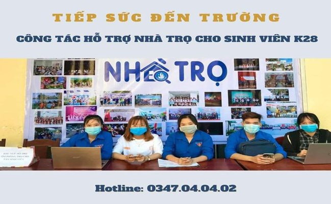 TIẾP SỨC ĐẾN TRƯỜNG - CÔNG TÁC HỖ TRỢ NHÀ TRỌ CHO 𝐒𝐈𝐍𝐇 𝐕𝐈𝐄̂𝐍 𝐊𝟐𝟖