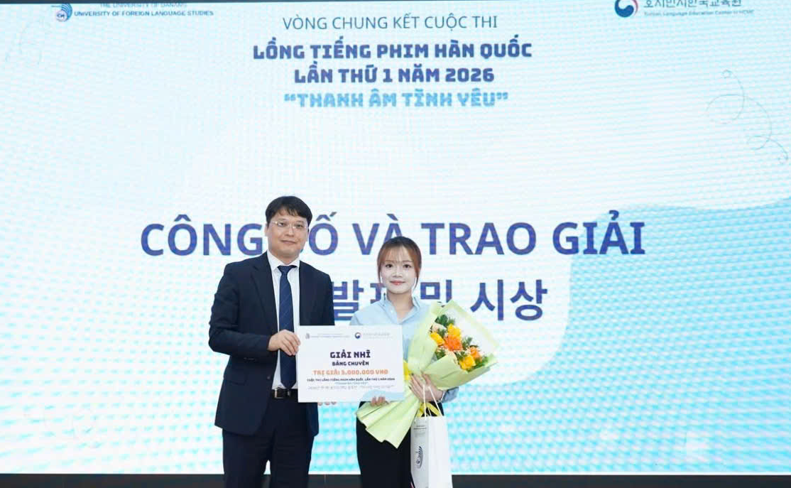 LHSS Student Excellently Wins Second Prize in the 2026 Korean Film Dubbing Competition