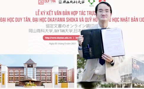 ĐH Duy Tân, ĐH Okayama Shoka và Quỹ Hỗ trợ Du học Nhật Bản Ký kết đưa Sinh viên Du học tại Nhật Bản