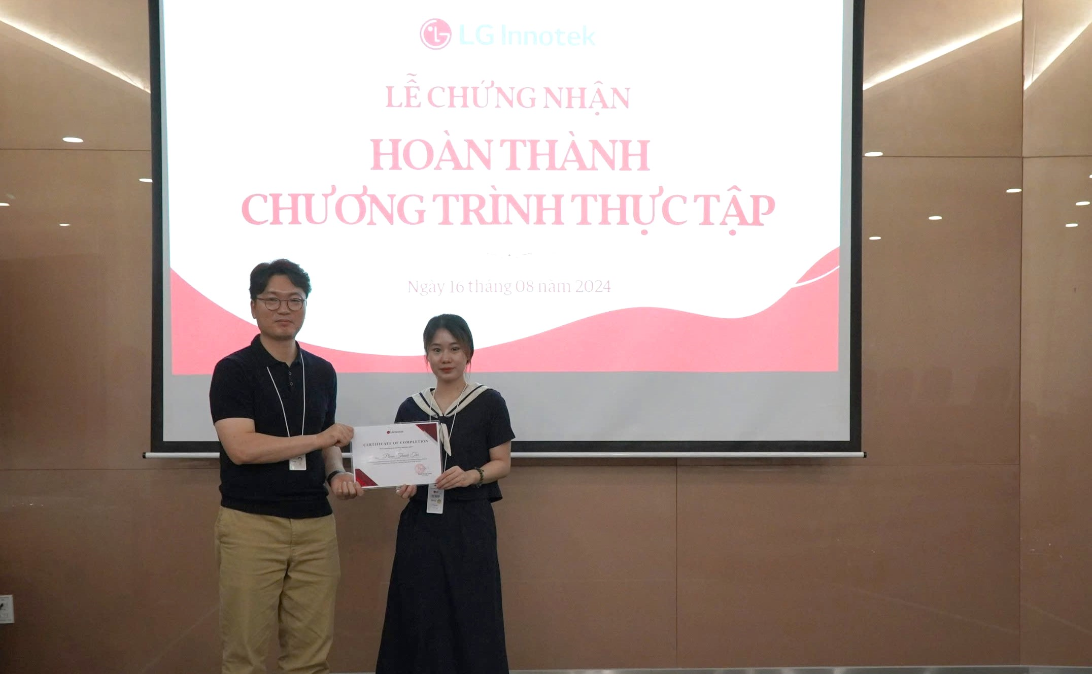 Thanh Trà cùng cơ hội thực tập tại Tập đoàn LG