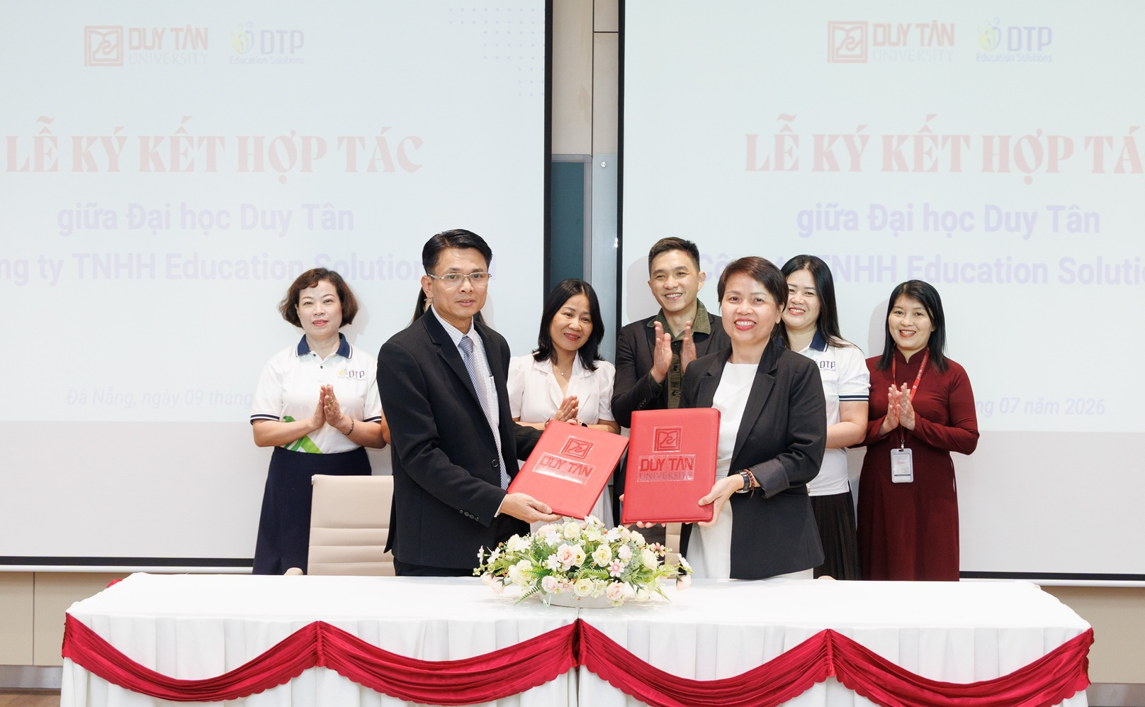 Nâng tầm chuẩn đầu ra ngoại ngữ: Bước tiến mới từ Lễ ký kết hợp tác giữa Đại học Duy Tân và Education Solutions VN