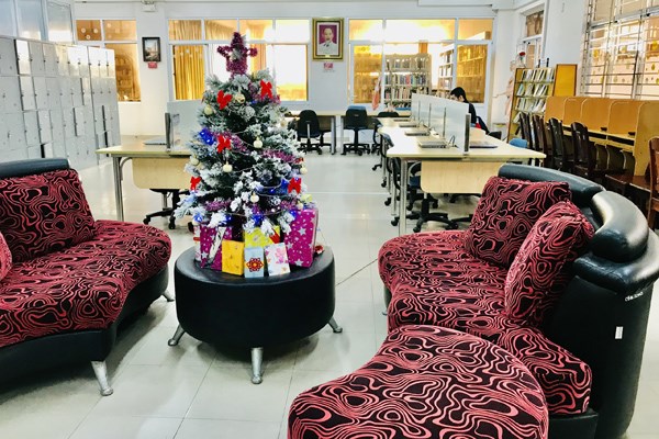 Reading room at the Library