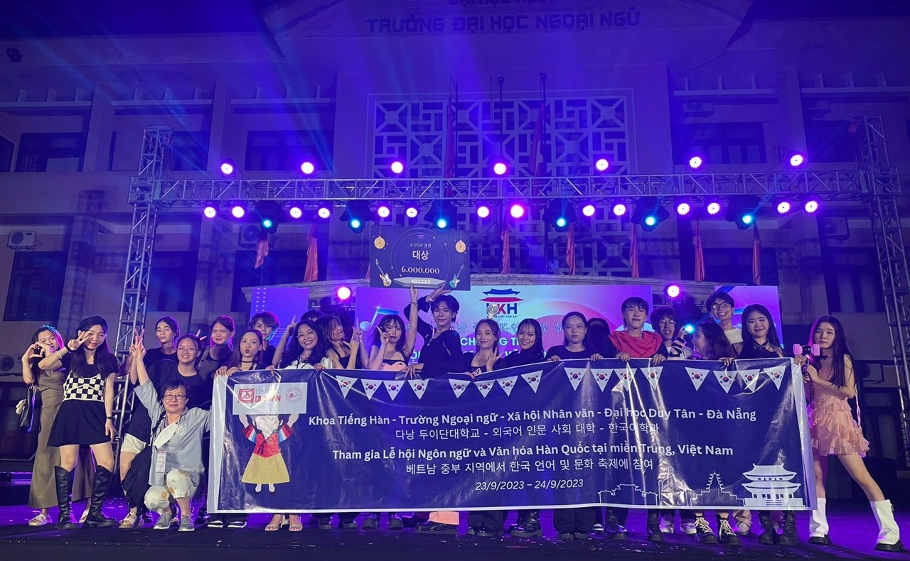 Korean Language Department participates in Korean Language and Culture Festival in Central Vietnam, Vietnam