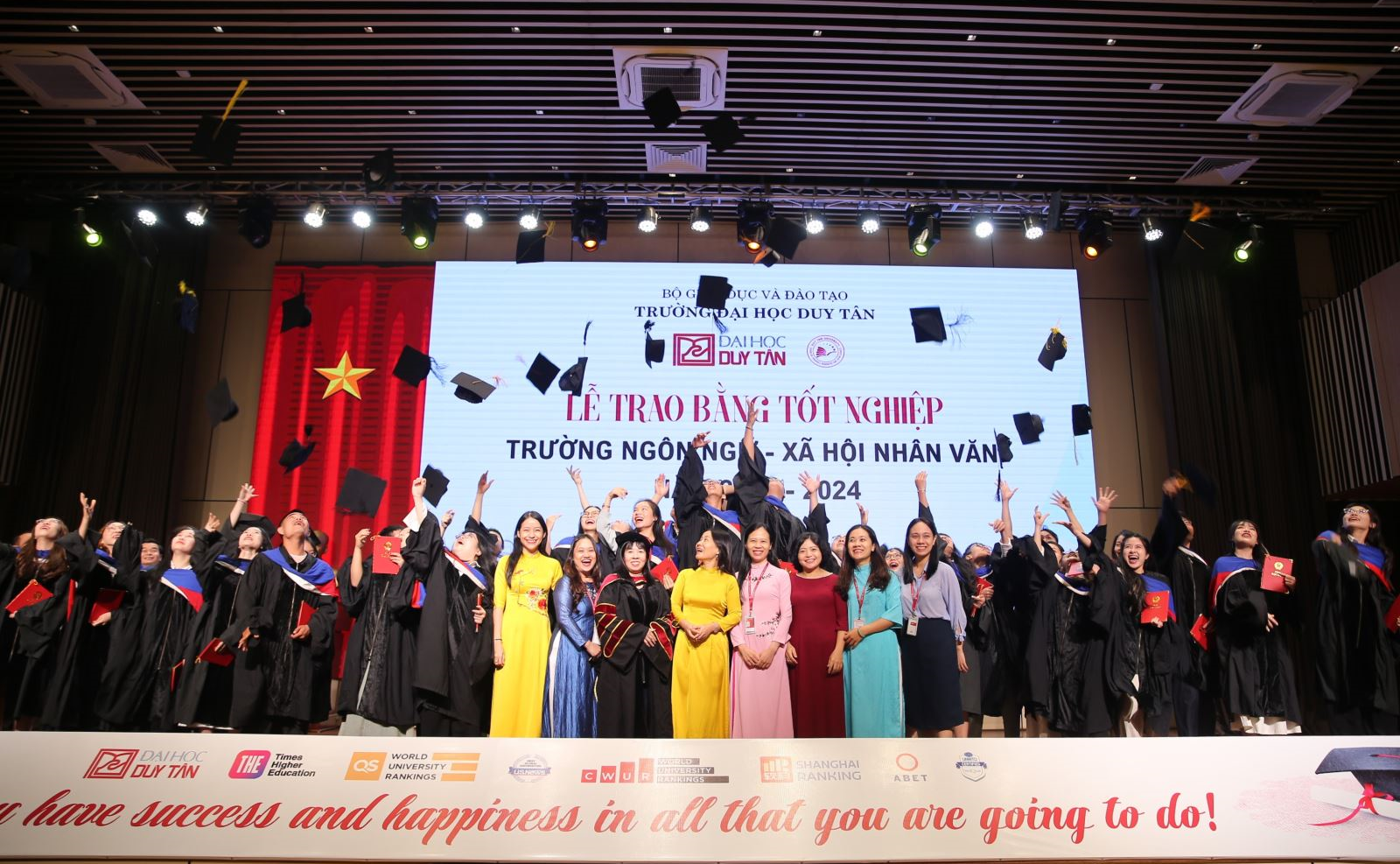 The graduation ceremony for the School of Language and Social Sciences in June 2024 was filled with emotions