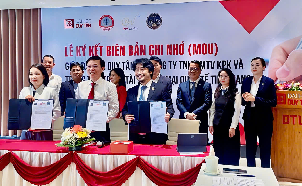 Bridging Legal Academia and Practice: TGAC – Danang Branch, KPK Law Firm, and Duy Tan University Sign Comprehensive Cooperation Agreement